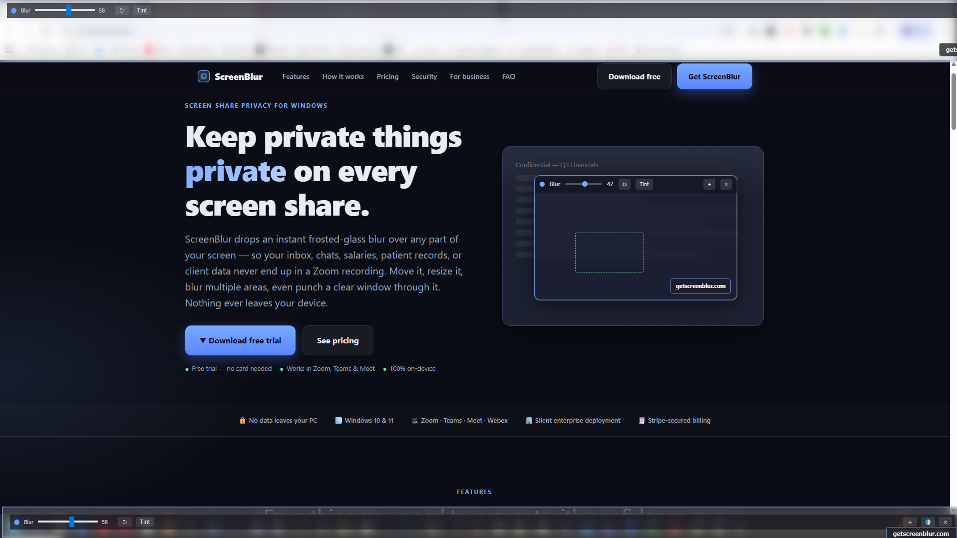 Hide your tabs, bookmarks & app launcher